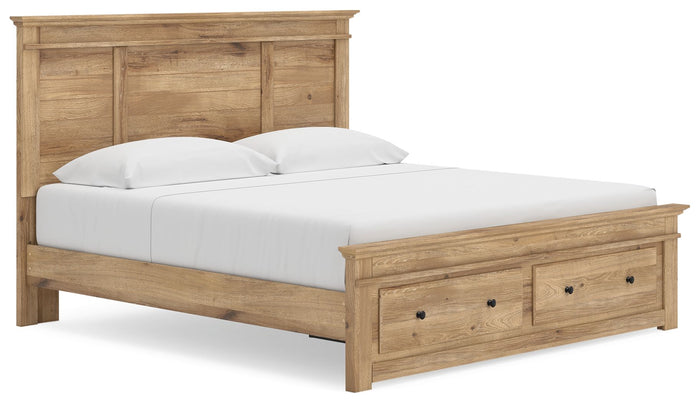 Makidern - Panel Storage Bed With Storage Footboard image 1
