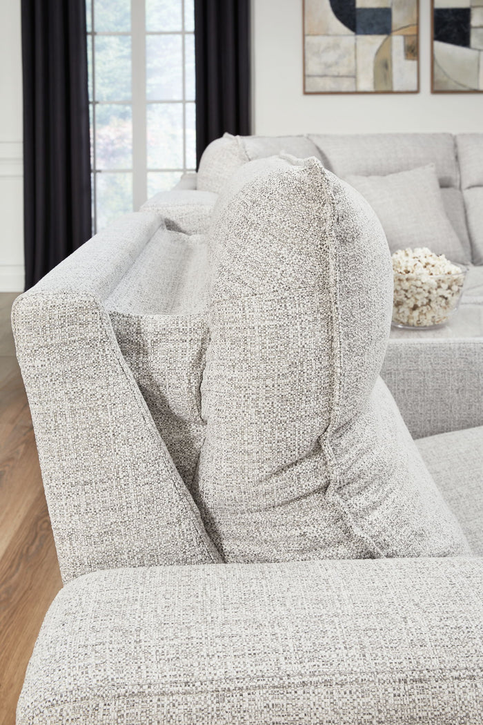 Modmax II - Reclining Sectional - Stone image 7