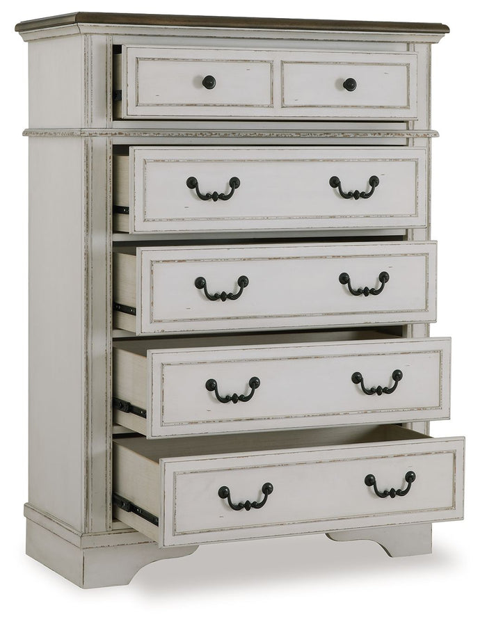 Blendon - Five Drawer Chest - Two-tone image 4