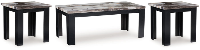 Jazmore - Occasional Table Set (Set of 3) - Dark Brown image 1