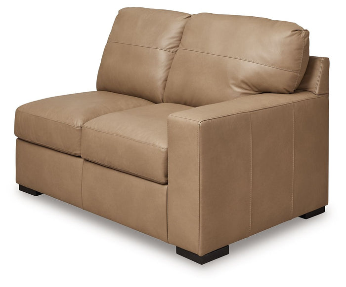 Bandon - 4-Piece Sectional With Raf Loveseat - Leather Match - Toffee image 3