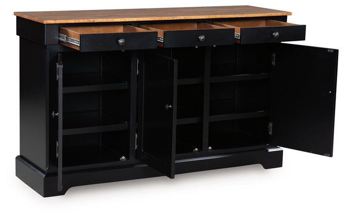 Wildenauer - Dining Room Buffet - Brown / Black image 4