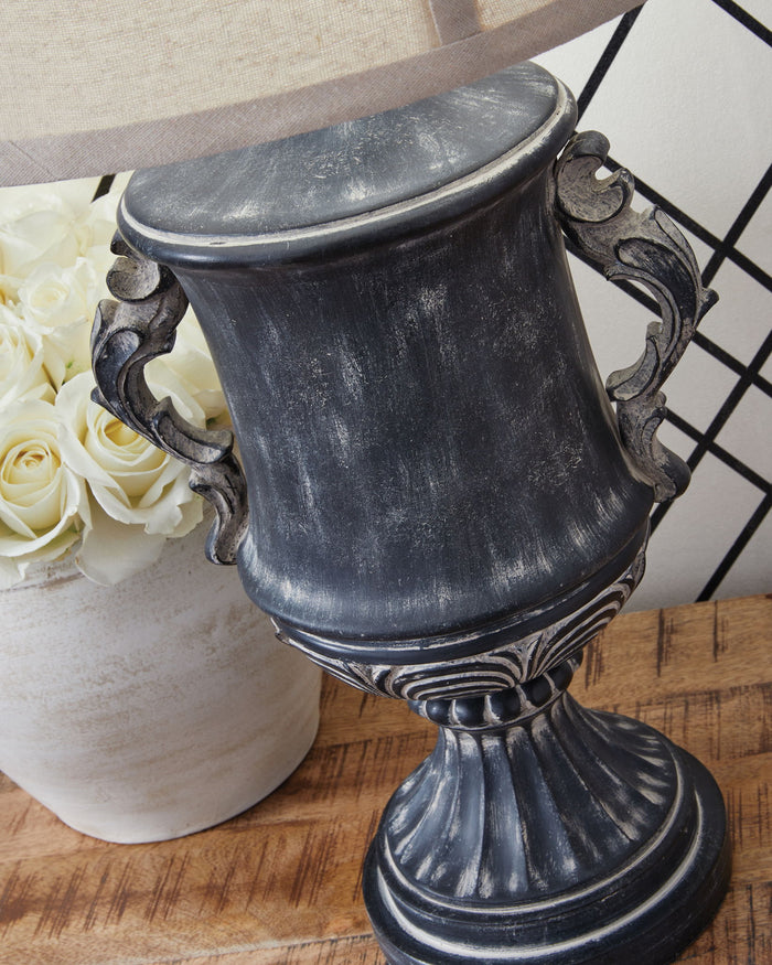 Morvanford - Poly Table Lamp - Antique Black image 4