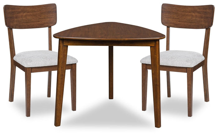 Tameride - 3 Pc. - Dining Table And 2 Chairs - Brown image 1