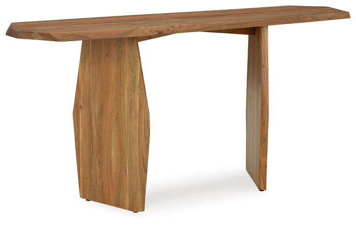 Holward - Console Sofa Table - Natural image 1