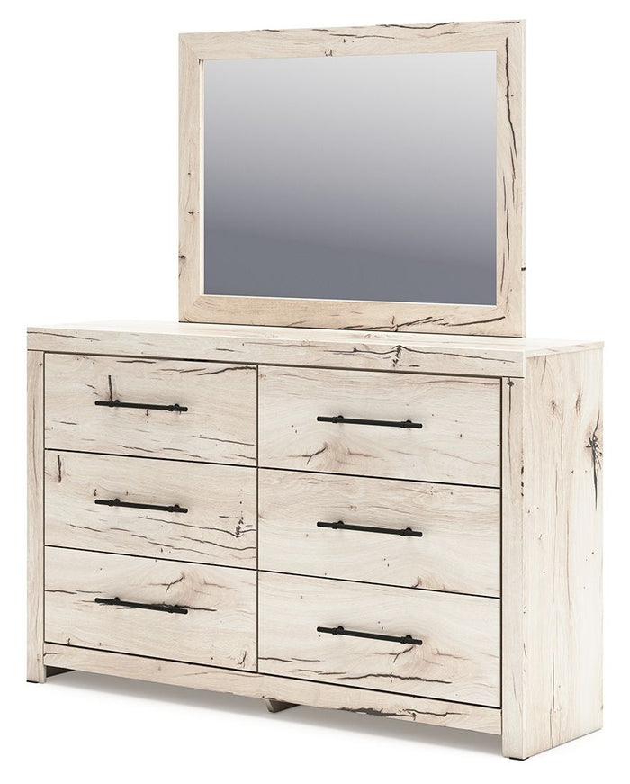 Lawroy - Dresser And Mirror - Light Natural image 4