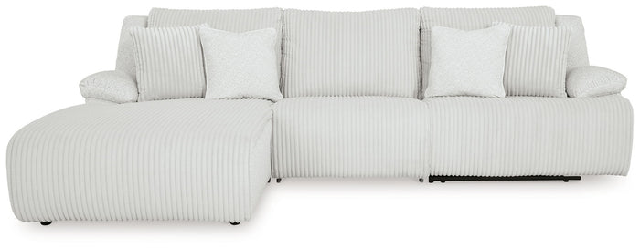 Top Tier - 3-Piece Sectional Sofa With LAF Press Back Chaise - Alloy image 4