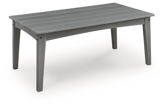 Cove Beach - Rectangular Cocktail Table - Gray image 1