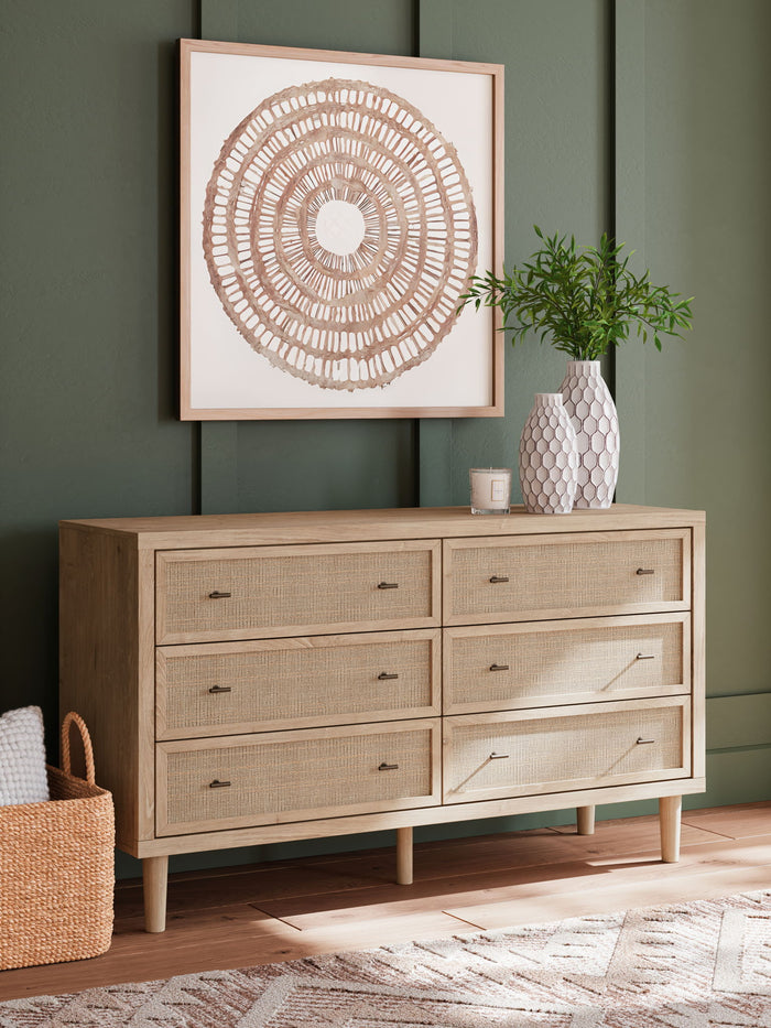 Cielden - Six Drawer Dresser - Two-Tone image 4