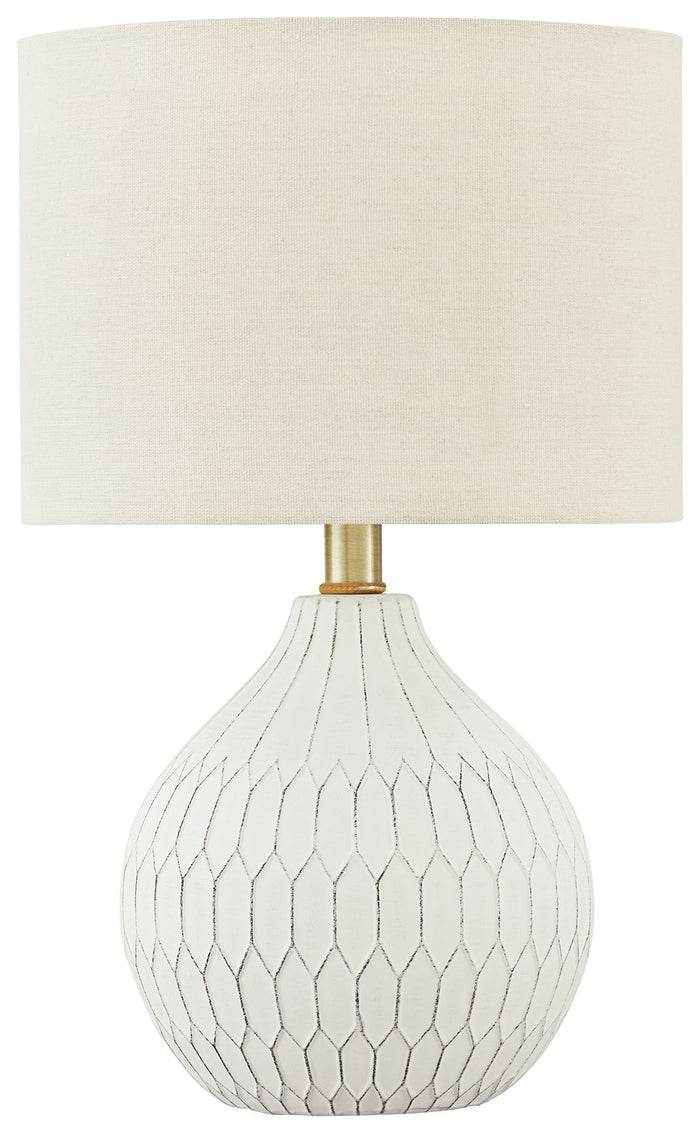 Wardmont - Ceramic Table Lamp  - White image 1