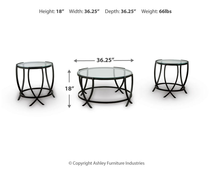 Tarrin - Occasional Table Set (Set of 3) - Black image 3