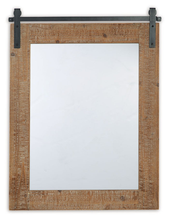 Lanie - Accent Mirror - Antique Brown image 3