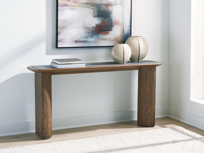 Dontayne - Sofa Table - Warm Brown image 4