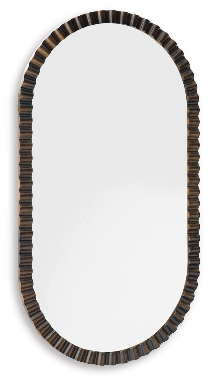 Clorington - Accent Mirror - Dark Brown image 4