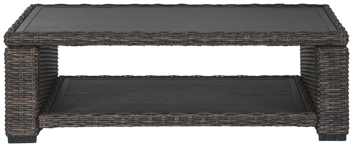 Grasson Lane - Rectangular Cocktail Table - Brown image 4