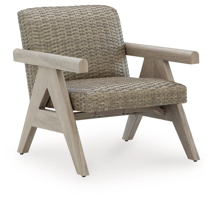 Cliff Trails - Rocking Lounge Chair - Beige image 1