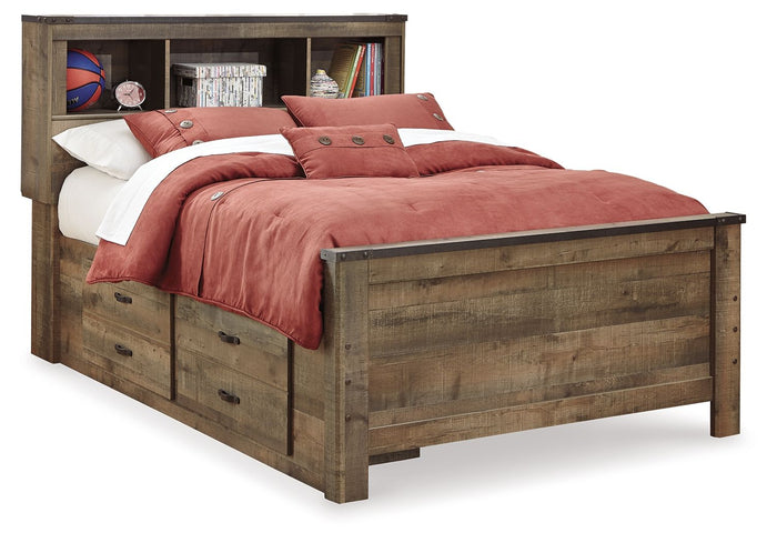 Trinell - Bookcase Storage Bed image 7