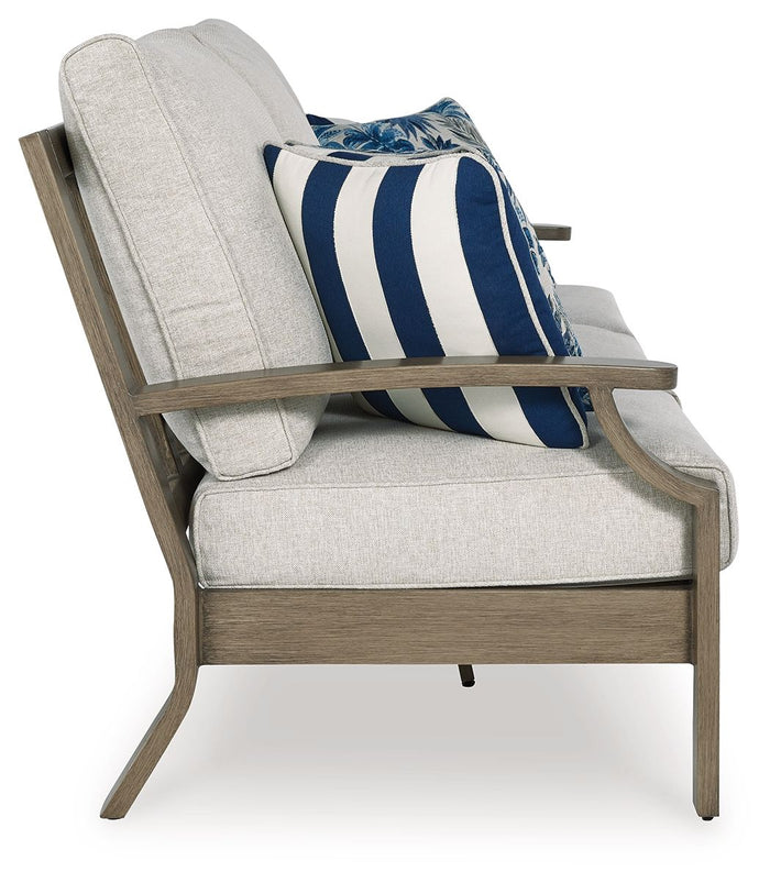 Rainier Ranch - Sofa With Cushion - Brown / Beige image 4