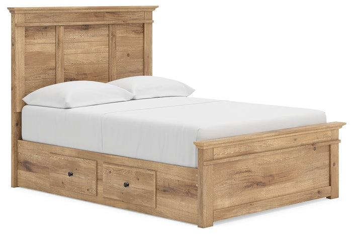 Makidern - Panel Storage Bed With Under Bed Storage Unit image 5