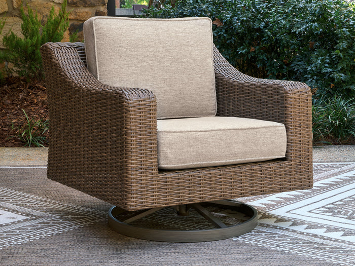 Laguna Heights - Swivel Lounge With Cushion - Beige image 4