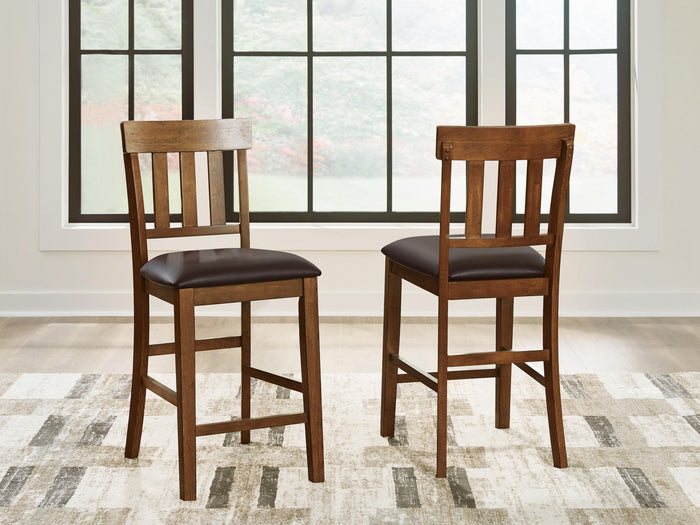 Ralene - Upholstered Barstool (Set of 2) - Medium Brown image 4