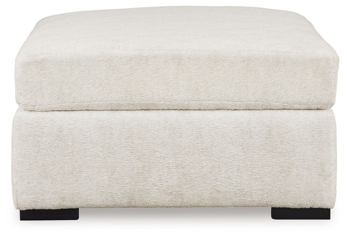 Chessington - Oversized Accent Ottoman - Ivory image 4