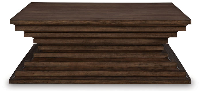 Hannodream - Square Cocktail Table - Warm Brown image 4