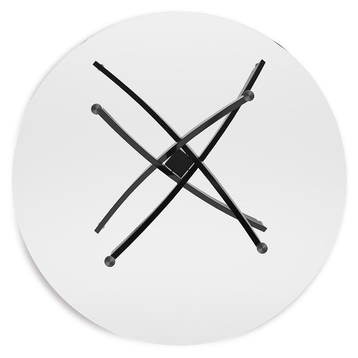 Pharwynn - Round Dining Room Table - Black image 4