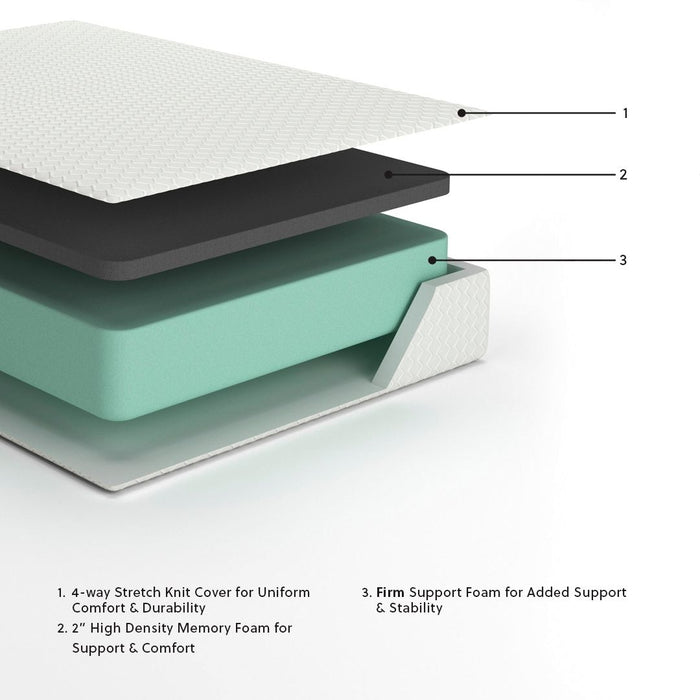 Chime 12 Inch Memory Foam - Memory Foam Mattress image 4