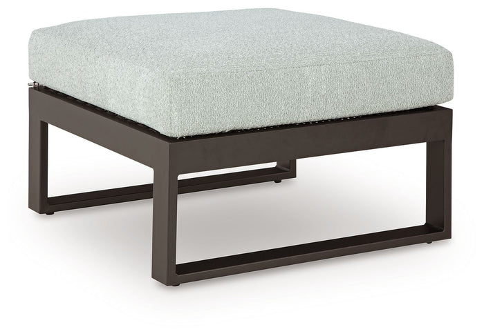 Beachloft - Ottoman With Cushion - Black / Gray image 1