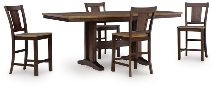 Rylandeen - Counter Height Extension Dining Table Set image 1