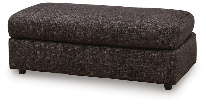 Lentiz - Oversized Accent Ottoman - Onyx image 1