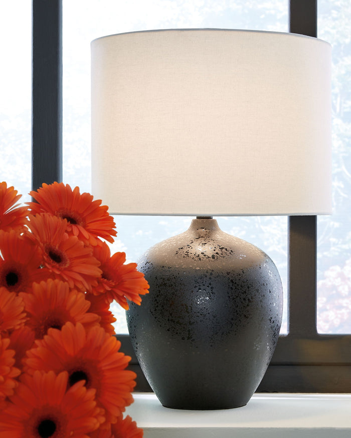 Ladstow - Ceramic Table Lamp  - Black image 4