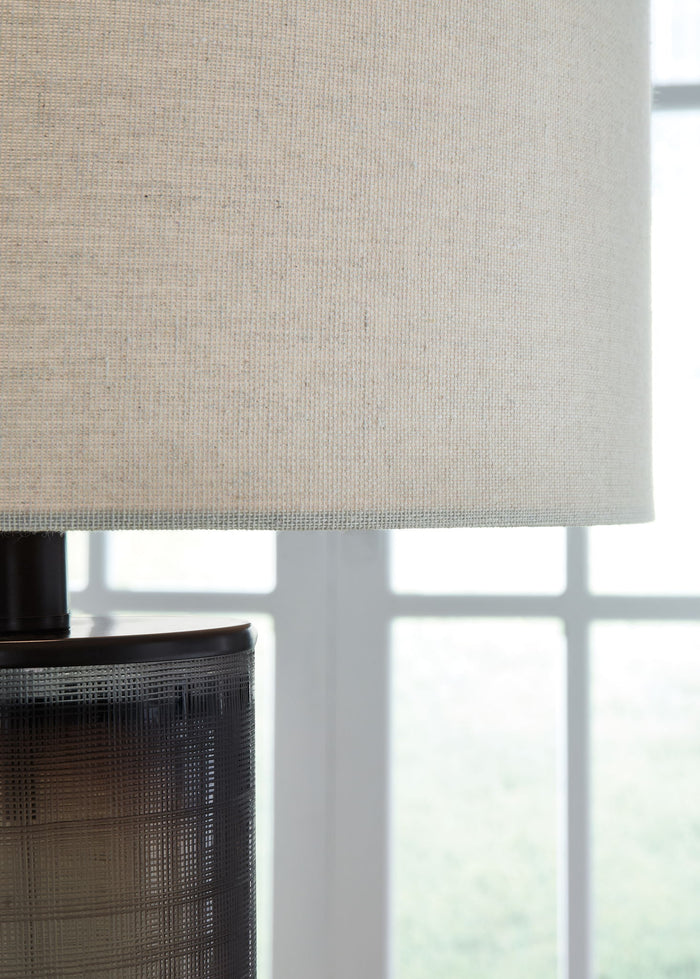 Dingerly - Glass Table Lamp - Brown image 4