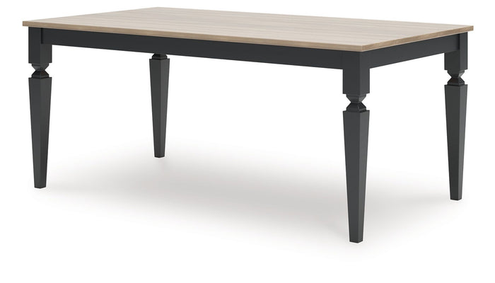 Brenkerton - Rectangular Dining Room Table - Grayish Brown / Black image 4