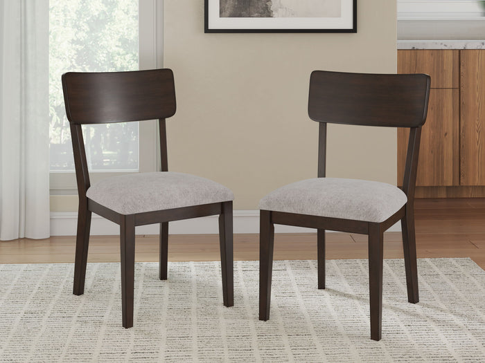 Mallenette - Dining Upholstered Side Chair (Set of 2) - Merlot image 4