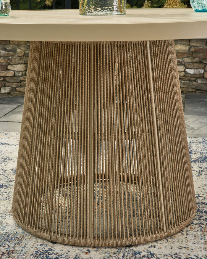 Orchard Beach - Outdoor Dining Table - Beige image 4