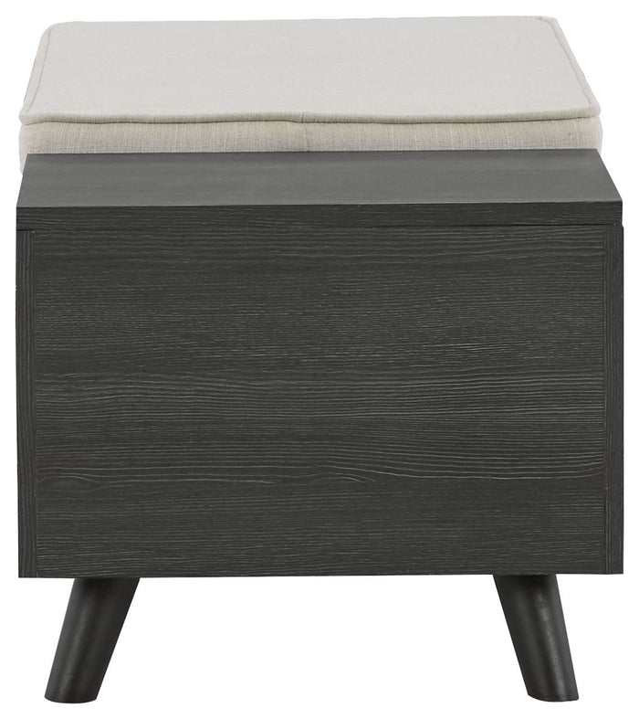 Yarlow - Storage Bench - Dark Gray image 4