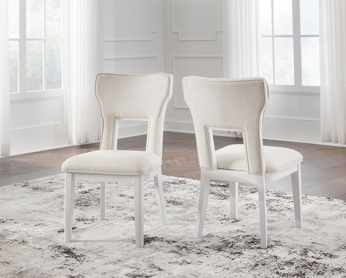 Chalanna - Dining Upholstered Side Chair (Set of 2) - White image 4