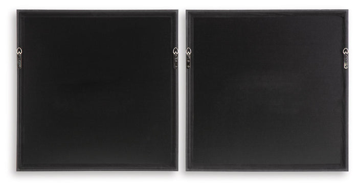 Dirkgrove - Wall Art Set (Set of 2) - Black / White / Brown image 4