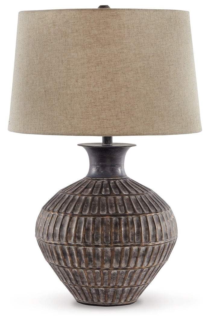 Magan - Metal Table Lamp  - Antique Bronze Finish image 1