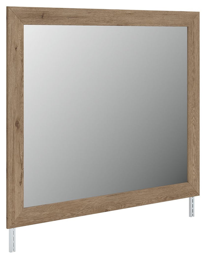 Oliandon - Bedroom Mirror - Light Brown image 1