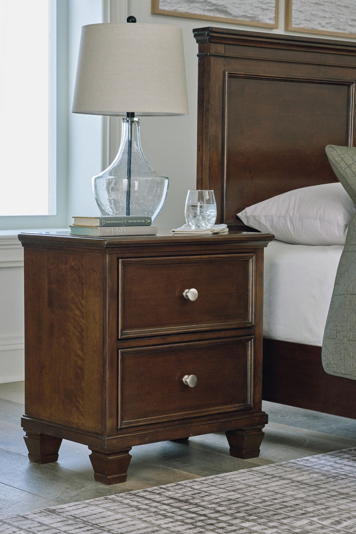 Danabrin - Two Drawer Nightstand - Brown image 4