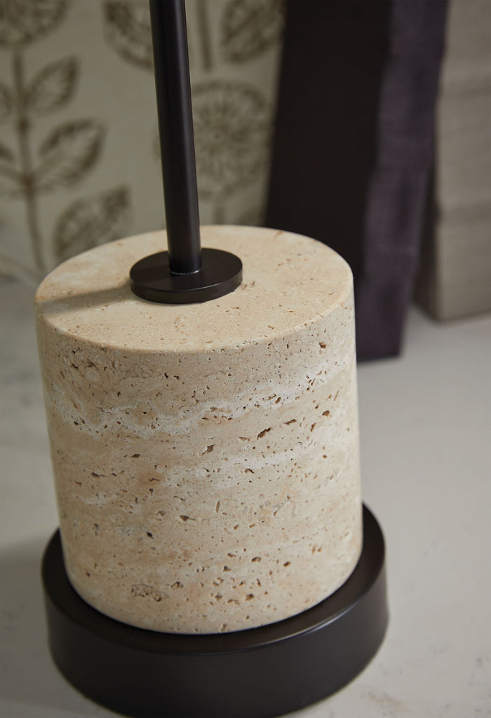 Vinmour - Metal Desk Lamp - Brown / Beige image 4