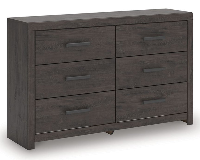 Prendonea - Six Drawer Dresser - Charcoal image 4