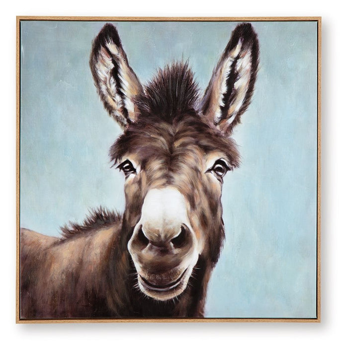 Landerton - Wall Art - Brown / Blue / White image 1