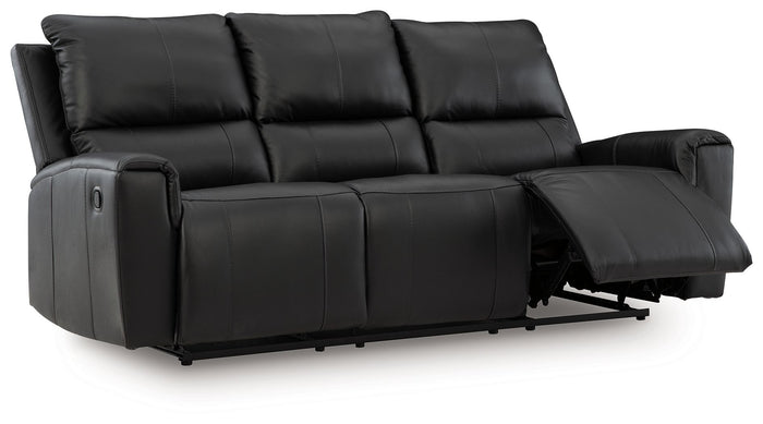 Glossmore - Reclining Sofa - Black image 4