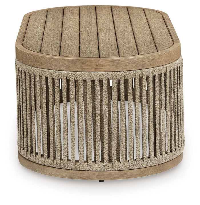Serena Shores - Rectangular Cocktail Table - Beige image 4
