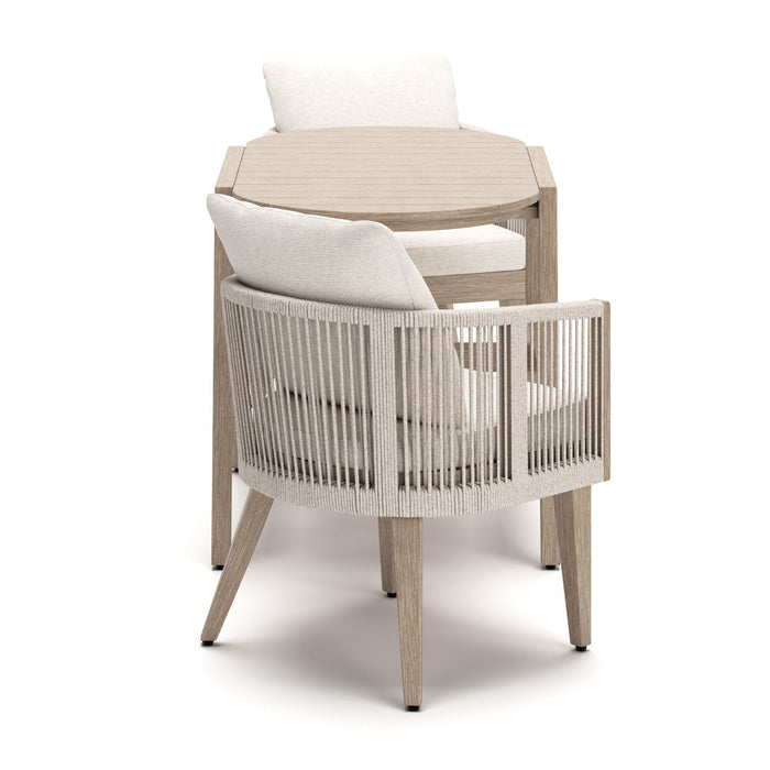 Ivory Vine - Chairs With Cushion / Table Set (Set of 3) - Beige image 3