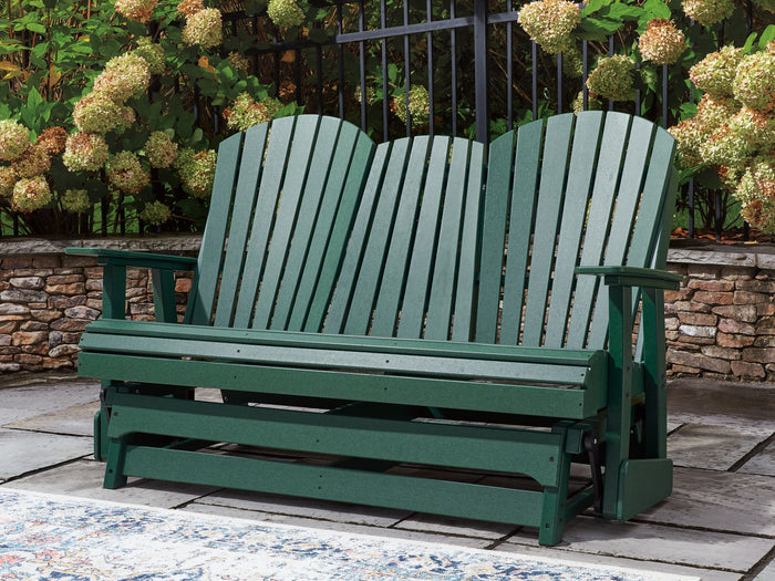 Shell Beach - Loveseat Glider - Green image 4
